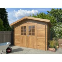 Abri de jardin en bois Valentine 4,7 m2 BNVPI