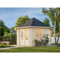 Abri de jardin en bois Hanna 14,1 m2 Naturel