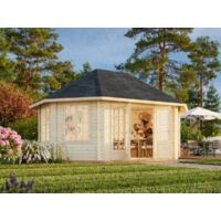 Abri de jardin en bois Hanna 20,3 m2 Naturel