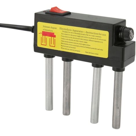 Électrolyseur d'eau, avec fusible anti-fuite, qualité Plug and Play, pour puits d'eau potable 100-240 V UE