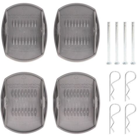 Coussinets de levage de cric de caravane, 4 pièces, Dispersion de charge, antirouille, haute résistance, robuste, adaptateur de coussin de levage pour camping-car (1/5)