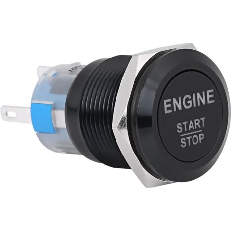 12v LED White LED Moteur Démarrer Stop Button Interrupteur