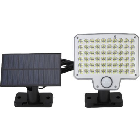 Capteur de mouvement de lumière extérieure solaire 3000LM 240 LED IP65 mur alimenté par pluie avec télécommande pour arrière-cour de Patio de Garage