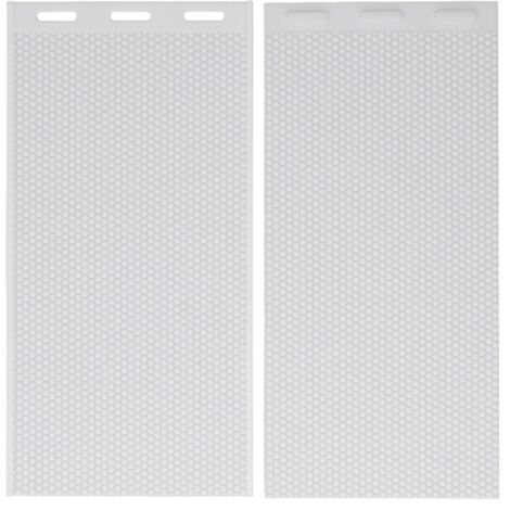 Lot de 2 feuilles de cire d'abeille en silicone de 5,4 mm, presse manuelle, gaufrage, moule à faire soi-même, équipement d'apiculture