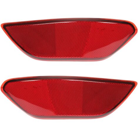 Réflecteur de pare-chocs arrière rouge – Lot de 2 pièces – Feu d'avertissement de remplacement pour Cayenne 2011-2014 – Matériau ABS durable - 95863110500