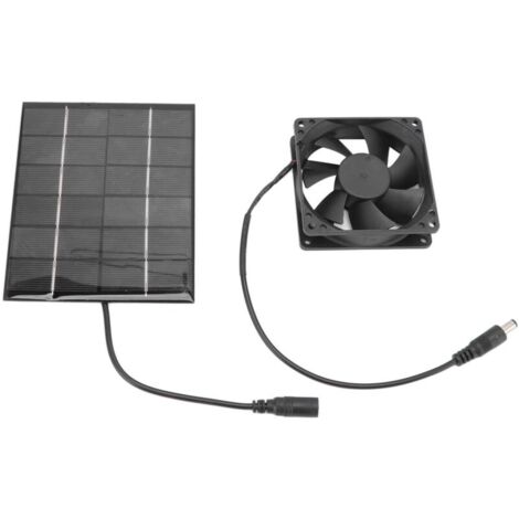 Outil de dissipation thermique de ventilation d'air d'échappement de ventilateur de panneau solaire pour le hangar de serre (1/5)