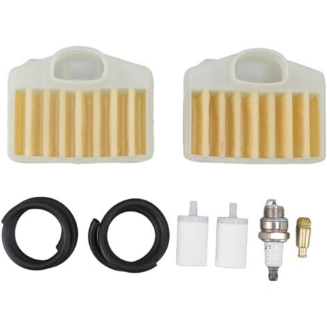 Kettensgen-Luftfilter-Set, professionelles Kettensgen-Luftfilter-Zündkerzen-Set für Husqvarna 362 365 371 372 372XP Kettensgen