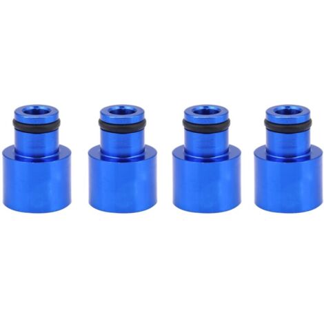 Adaptateurs d'injecteur de carburant bleu, 4 pièces, entretoises externes pour injecteurs RDX pour B16 B18 D16Z D16Y
