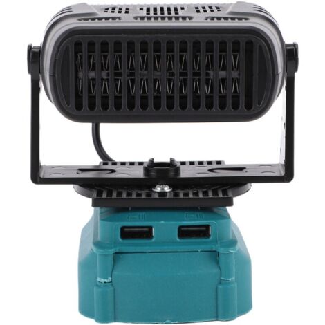 Souffleur portable 200W avec 2 réglages de température – Fonctionnement silencieux – 2 ports USB – Compatible batteries lithium-ion - BL1850