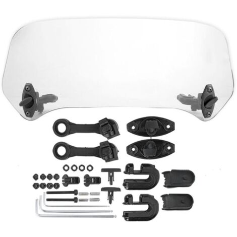 Motorcycle universel Modifié pare-brise de pare-brise SPOILER AIR DÉFLECTEUR
