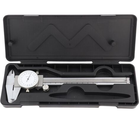 Pied à coulisse à cadran, pied à coulisse à haute dureté antirouille 0-150mm, pour instrument de mesure outils de bricolage matériel de mesure matériel de bricolage