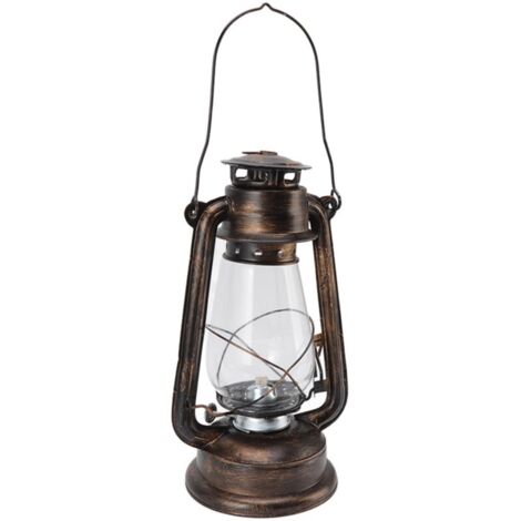 Lampe à kérosène en verre chandelier lanterne lampe à huile lampe en fer pour accessoires de tir décorations Articles d'ameublement (1/5)