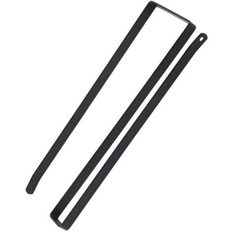 Armoire de cuisine en acier porte-rouleau de papier porte-serviettes en papier cintre organisateur de rangement noir (1/5)