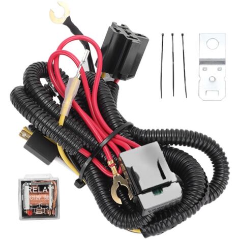 Kit de relais de faisceau de câblage de klaxon 12V, pour montage de calandre de camion de voiture, tonalité de souffle universelle