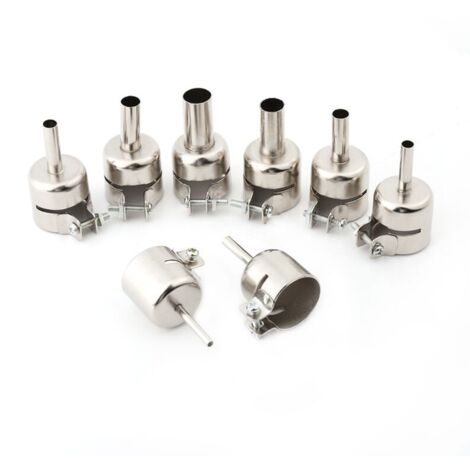 Kit de 8 buses pour pistolet thermique, pour outils de réparation de stations de soudage à air chaud (3/4/5/6/7/8/10/12 mm) (1/5)