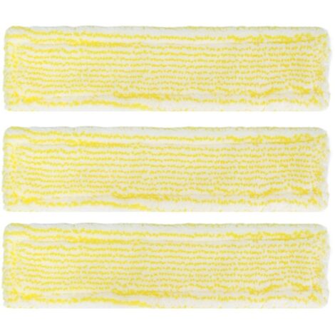 Lot de 3 tampons de nettoyage de vitres en microfibre pour nettoyeur de vitres Karcher WV2 WV5 (1/5)