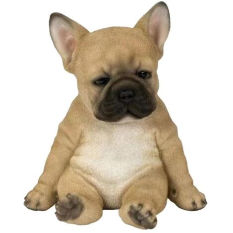 Statue de bouledogue français, Figurine de chien, ornement en résine, pour décoration extérieure ou intérieure