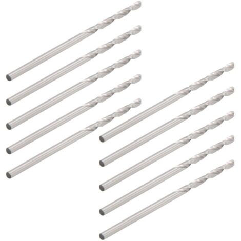 10pcs Twist Drill Bit Small Straight Shank Pearl Drilling Machine Tools Hardware 1,75 mm (1/5)