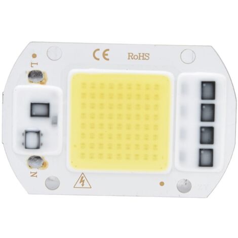 Source de lumière COB haute tension, puce LED haute puissance, blanc froid, 100W, 220V, pour utilisation intérieure et extérieure