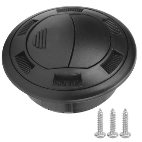 Sortie de climatisation 100/75mm avec Grille ronde noire pour Bus RVs voiture électrique