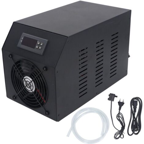 Refroidisseur d'eau 1/4HP pour aquarium – Capacité 16 Gal (60L) – Plage de température 10-50℃ – Débit 1-3 L/min – Compatible eau douce et de mer