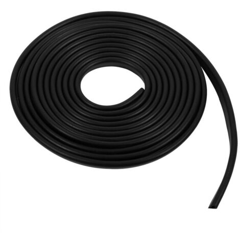 Garniture moulée noire de 300cm, protection anti-rayures pour porte de voiture, bandes de caoutchouc de protection des bords