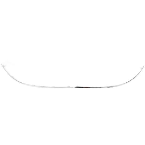 Lot de 2 moulures chromées inférieures de pare-chocs avant (204 885 0821) pour Benz Classe C W204 Standard pré-lifting (2008 à 2010)
