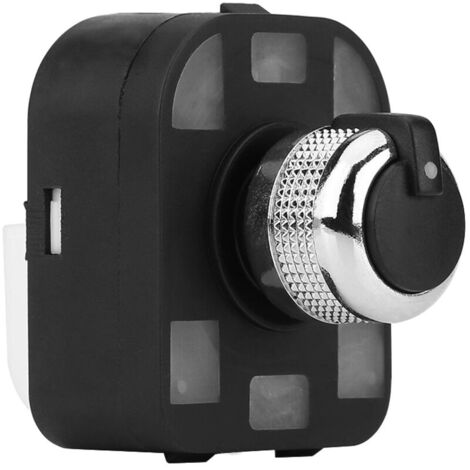 Bouton de commutateur de rétroviseur de voiture noir et chromé, pour Audi A2 A3 A4 A6 4F0 959 565