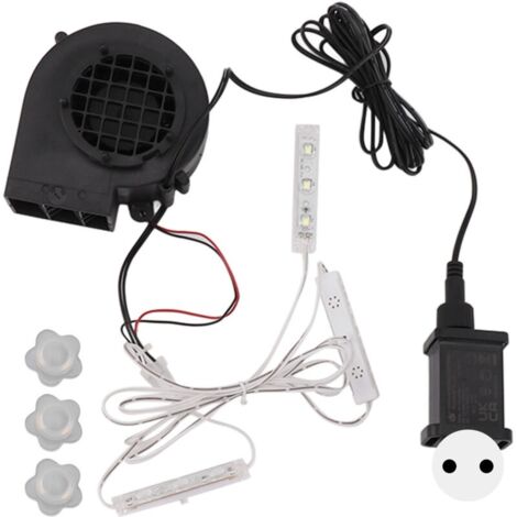Pompe gonflable de noël, avec 3 ensembles d'ampoules LED blanches, pour décorations de vacances en plein air, prise ue 220-240V (1/5)