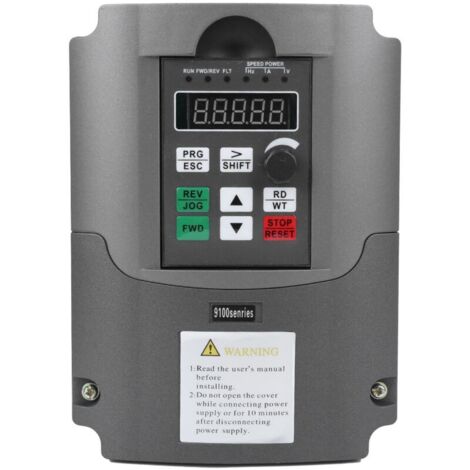 Convertisseur de fréquence monophasé 220V à triphasé 380V – Puissance 5,5 kW – Courant nominal 13A – Contrôle PWM pour moteurs - 9100-1T3-00550G