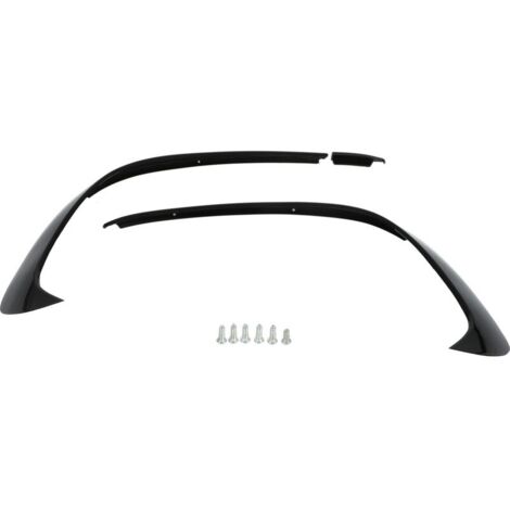 Becquet de pare-choc avant noir brillant, 3 pièces, garniture de remplacement pour mercedes-benz classe A W176 AMG-Line A45 2015 – 2018