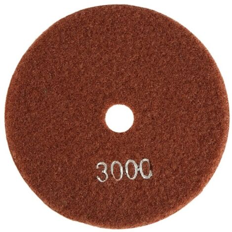 Disques de polissage diamantés humides de 5 pouces (125 mm) pour granit, béton, marbre (3000) (1/5)