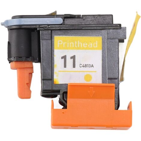 Tête d'impression jaune pour imprimante HP Designjet 100, 110, 111, 500, 510, 800 et 813. Boîtier en ABS résistant à la décoloration et à la rouille.
