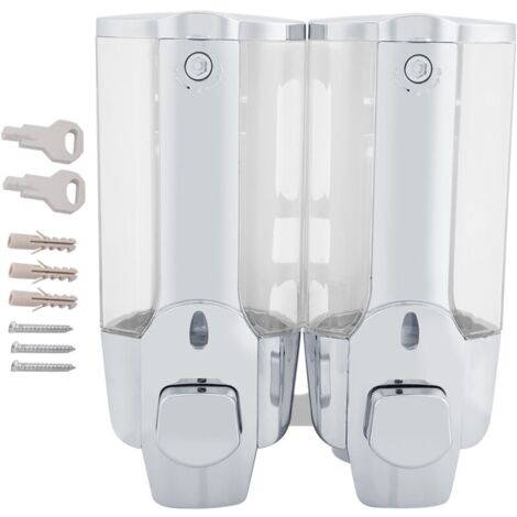 Distributeur mural de savon mousse et de lotion 350/700 ml (double sortie 700 ml)