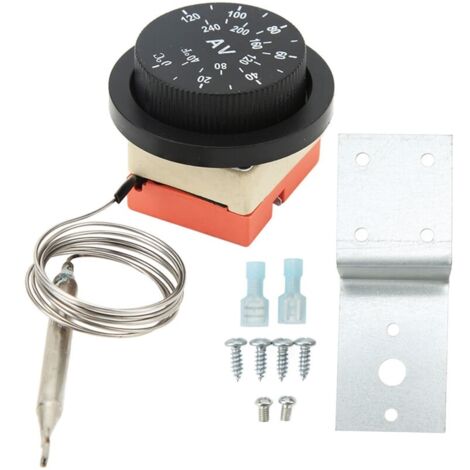 10 pièces 0-120 °C interrupteur de Thermostat de ventilateur électrique réglable AC 250 V pour camion de voiture automobile