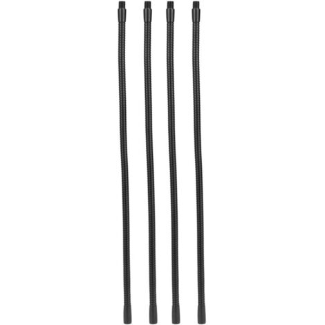 Tuyau de lampe à col de cygne en aluminium, calibre 10mm, Flexible, pour lampe de Table et de bureau, raccords d'éclairage 40cm, 4 pièces