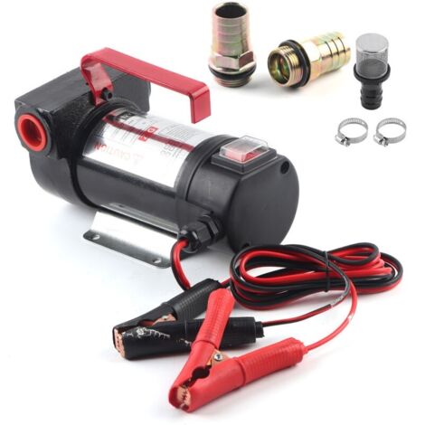 Pompe à fioul électrique 12V DC – Débit 40 L/min – Auto-amorçante avec filtre intégré – Construction en fonte résistante à la corrosion (1/5)