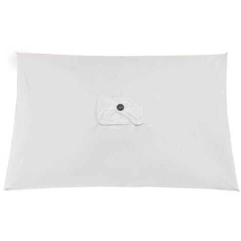 Protecteur imperméable de couverture de parapluie de jardin, couvertures extérieures de pluie de Patio,Blanc cassé sans porte-parapluie (1/5)