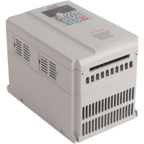 Convertisseur de fréquence triphasé 4KW – Tension d'entrée 220V – Tension de sortie 0-380V – Contrôle PID pour vitesse programmable (1/5)