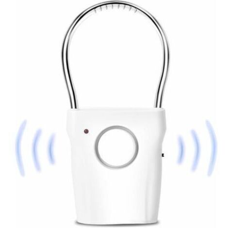 Alarme de Porte et Fenêtre, Alarme Porte et fenetre, Capteur de portefenêtre, de Porte Alarme Anti-vol Vibration, Alarme Maison sans Fil Alarme Antivol pour Poignée de Porte, Fenêtre, 120dB