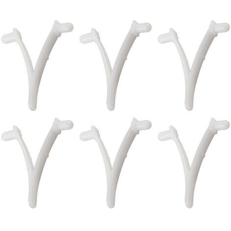 6 pièces pince papillon V pour piscine Spa brosse, rteau à feuilles, écumoire à feuilles, tête d'aspirateur (1/5)