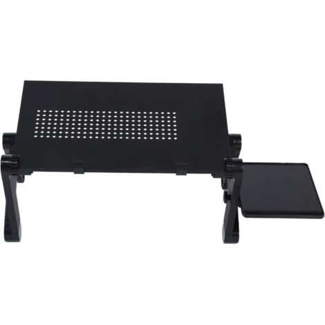 Bureau d'ordinateur Portable avec panneau de souris, support d'ordinateur pliable et réglable en alliage d'aluminium (1/5)