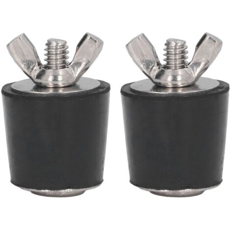 2pcs Piscines de piscine Prises en caoutchouc Accessoires de bougie effilés hivernalise 25 mm