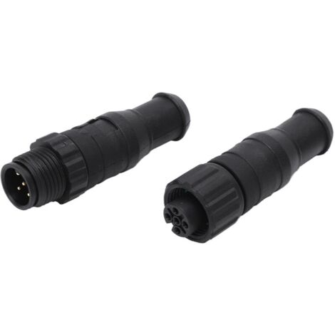 2 pièces Marine pour NMEA 2000 terminateurs M12 mâle femelle 5 broches IP67 étanche réseaux Lowrance