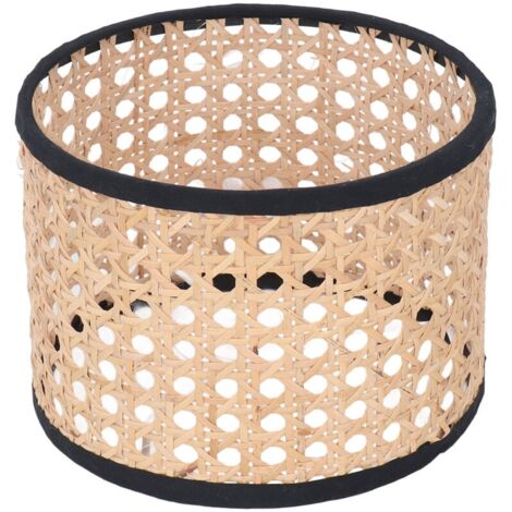 Abat-jour universel en rotin tissé, couvercle de lampe pour lustre E27 E14, lampe suspendue (1/5)