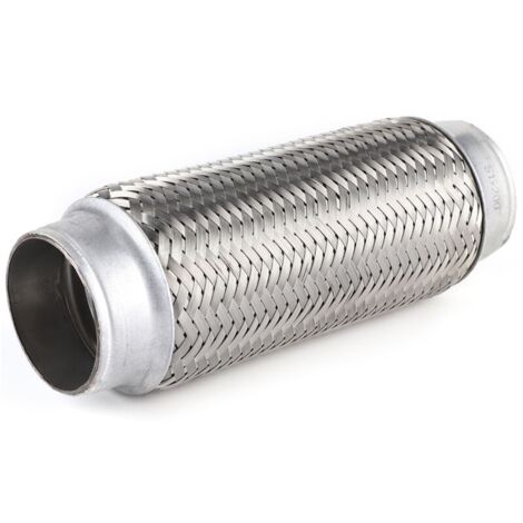 Tuyau Flexible d'échappement en acier inoxydable, Tube de réparation de Joint Flexible, accessoires de voiture 51x200mm (1/5)