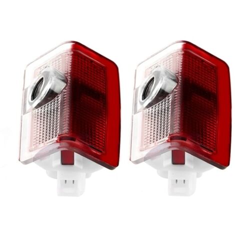 2pcs une paire porte de voiture courtoisie projecteur léger LED Shadow Bienvenue pour Mercedes Benz (1/5)