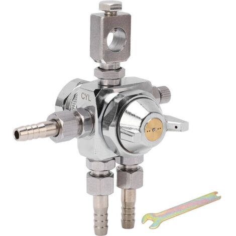Pistolet de pulvérisation automatique, buse en acier inoxydable, corps galvanisé en alliage de Zinc, petit pulvérisateur de peinture à l'huile argentée pour l'industrie 2mm/0,08 pouces