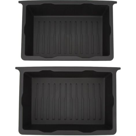 Boîte de rangement sous le siège, 2 pièces, organisateur sous le siège, plateau de remplacement pour Tesla modèle Y 2020 – 2023