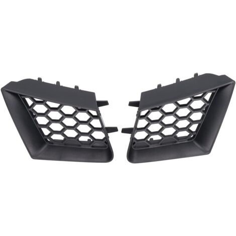 Grille supérieure de pare-choc avant 2 pièces – Noir mat – Remplacement pour Seat Ibiza Cordoba 2002-2009 – Installation facile
